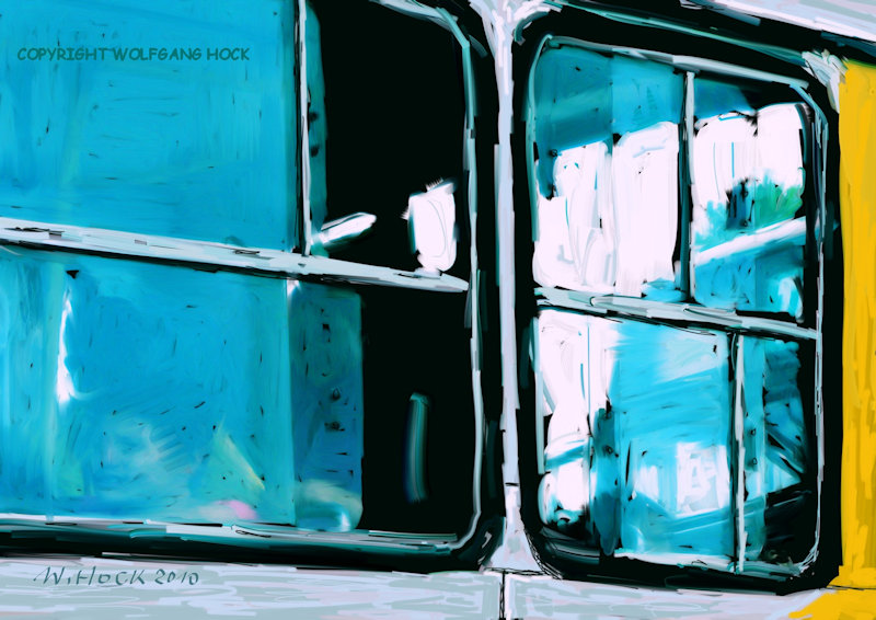 Bus-window 2010   Inkjet printed computer painting on canvas, edition of 5 120 x 85 cm (37 megapixel)