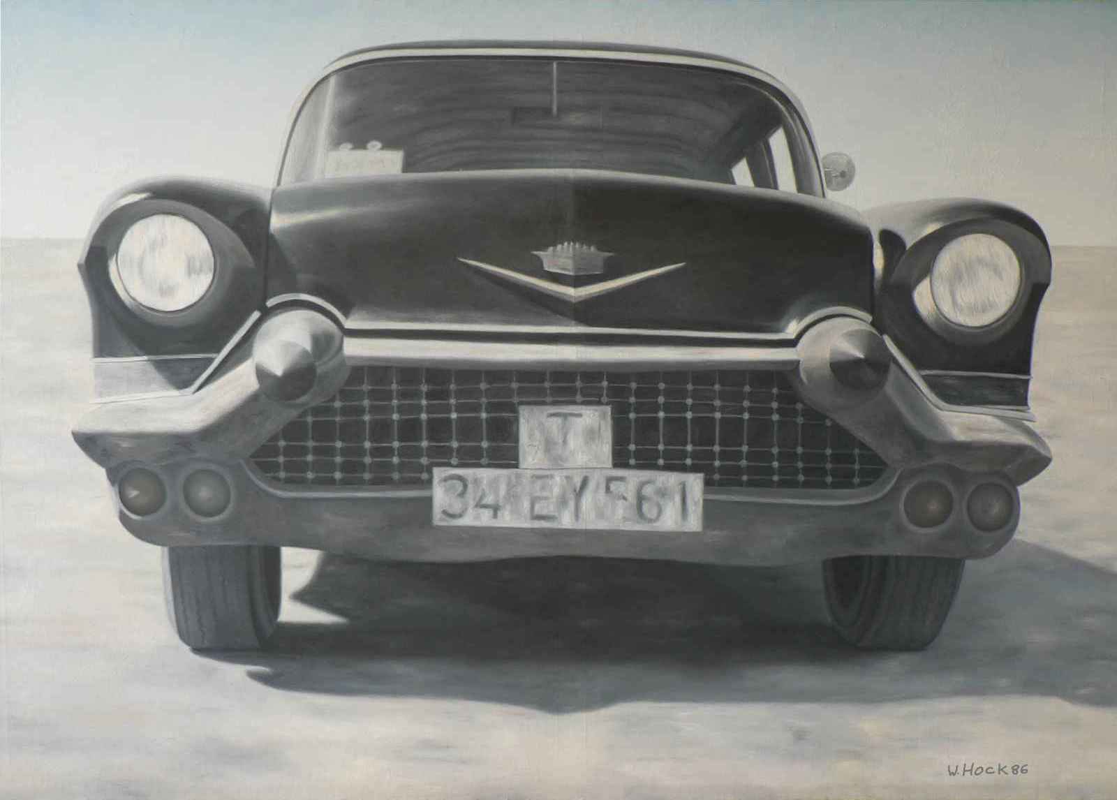 Car from Istanbul I 1986   Oil on canvas 250 x 170 cm
