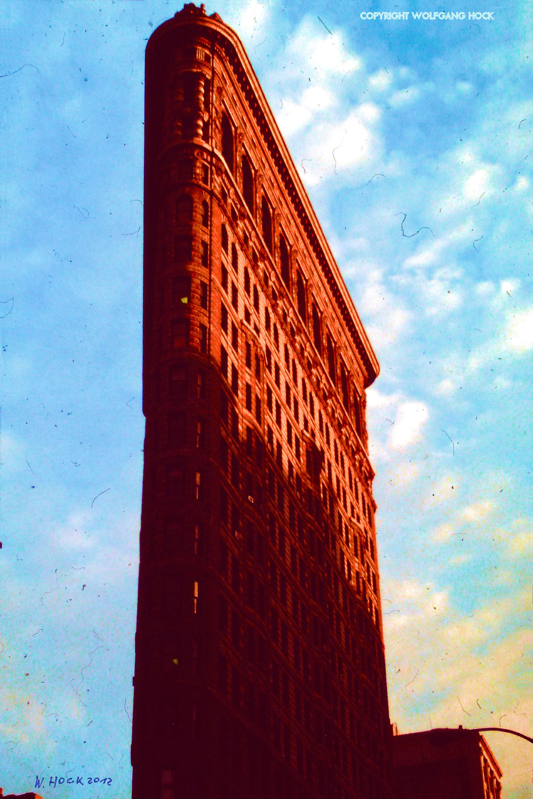 Flatiron Building III  2012   Inkjet printed photographic mixed media on paper, 45 x 67 cm