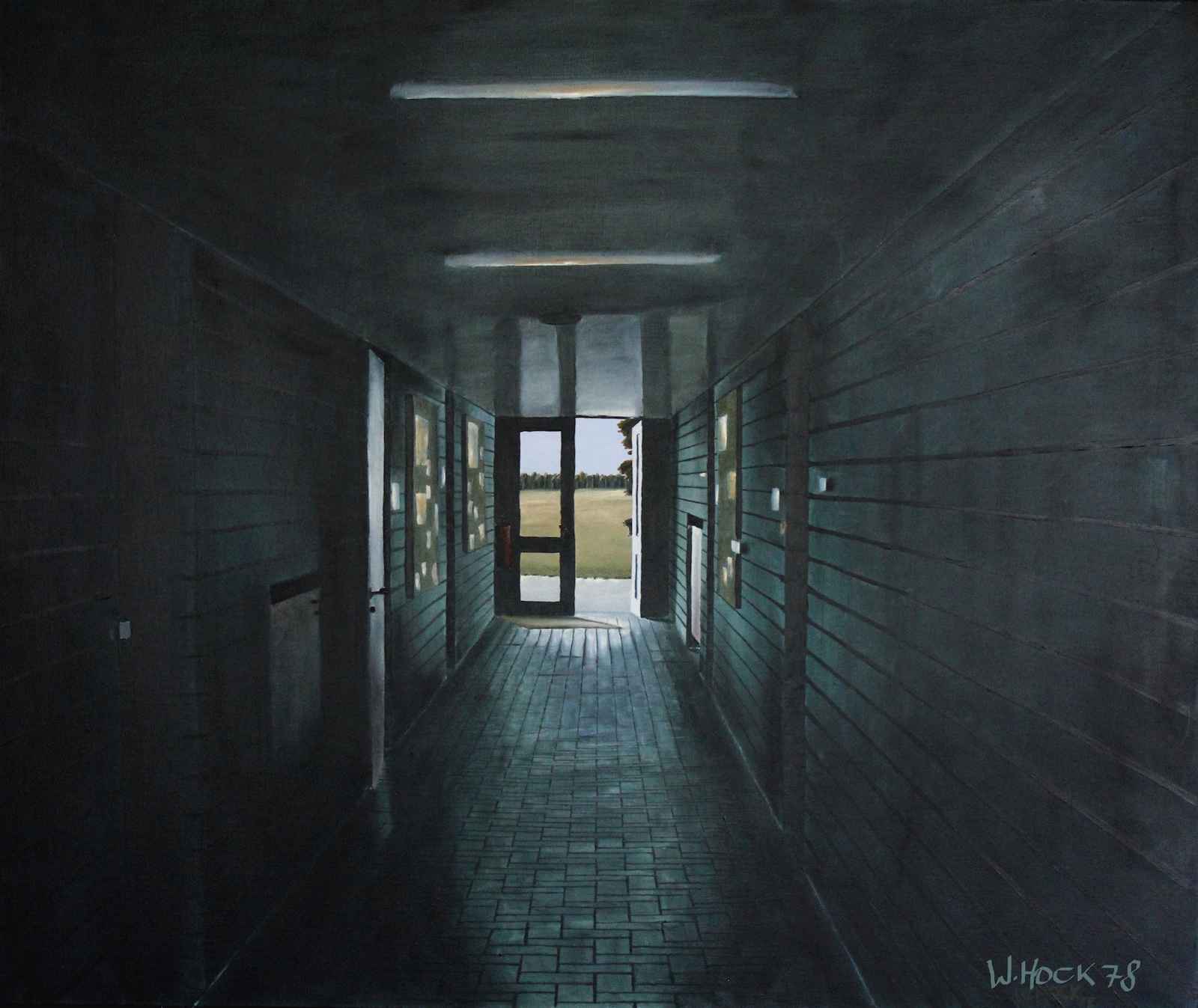 Gangway II 1978   Oil on canvas 120 x 100 cm