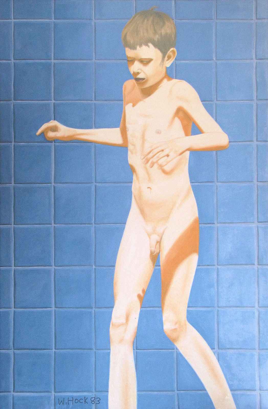 Boy II (self-portrait with 12 years) 1983   Oil on canvas 100 x 150 cm
