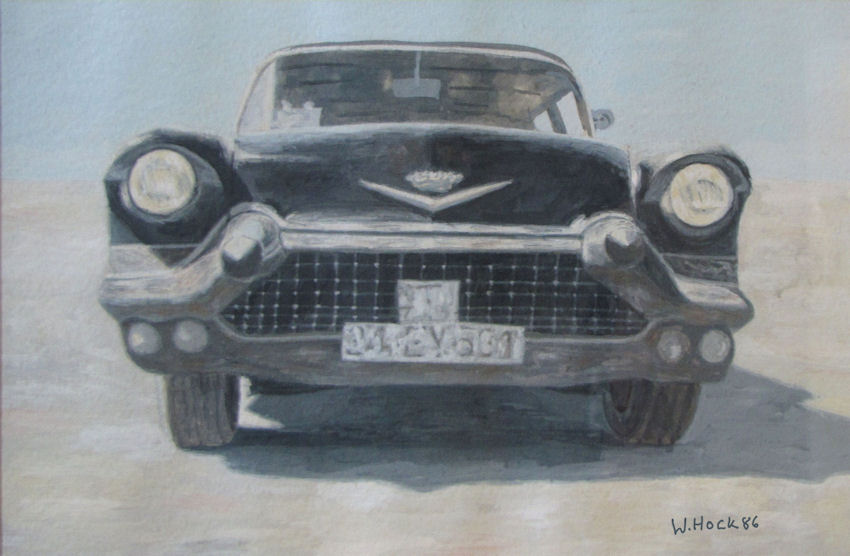 Car from Istanbul I 1986   Watercolor on paper 36 x 24 cm