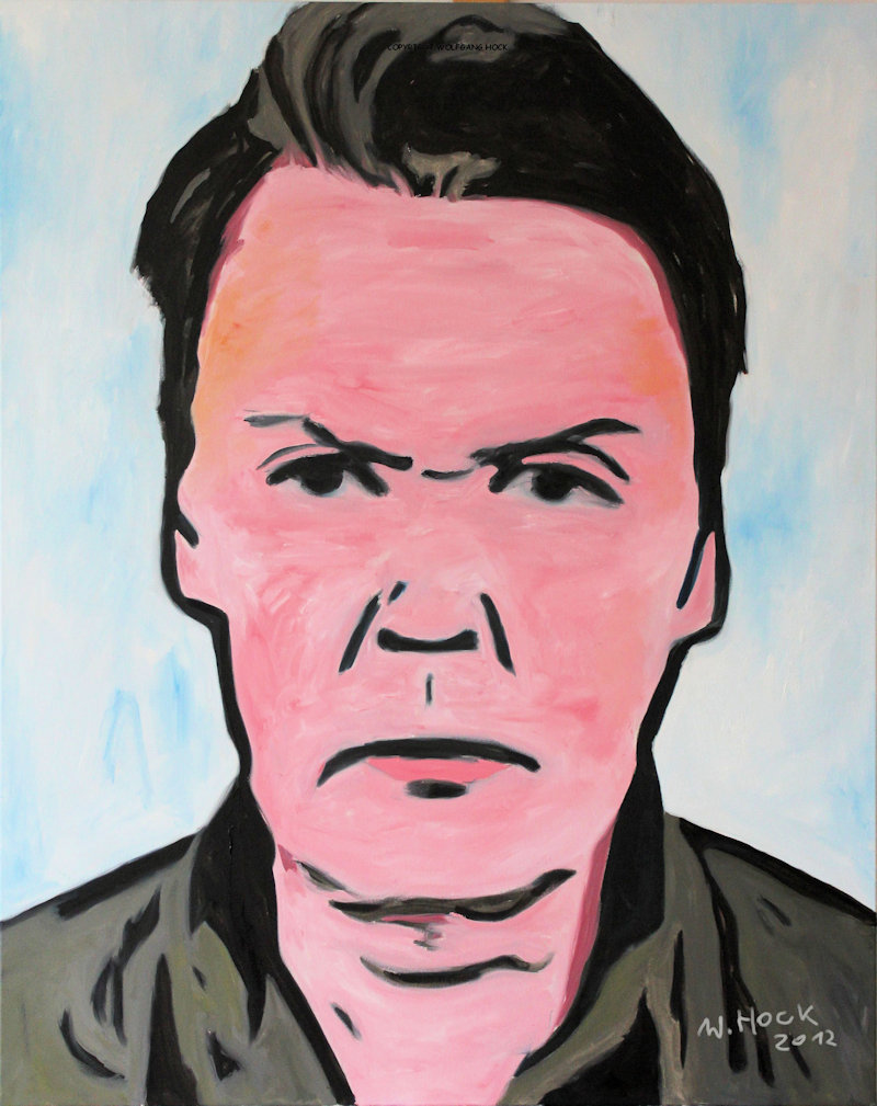 Self-portrait 2012   Oil on canvas 80 x 100 cm