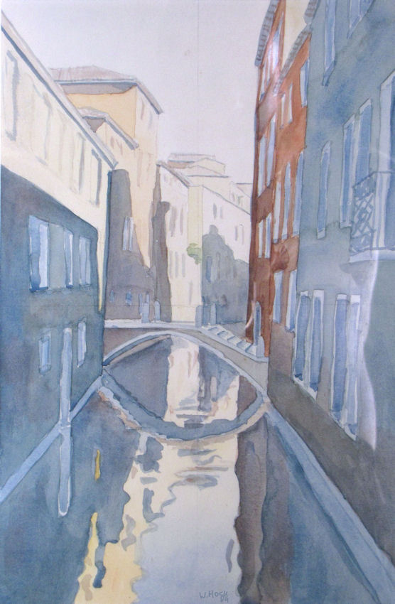 Venedig Aquarell II 1984   Watercolor on paper 24 x 34 cm
