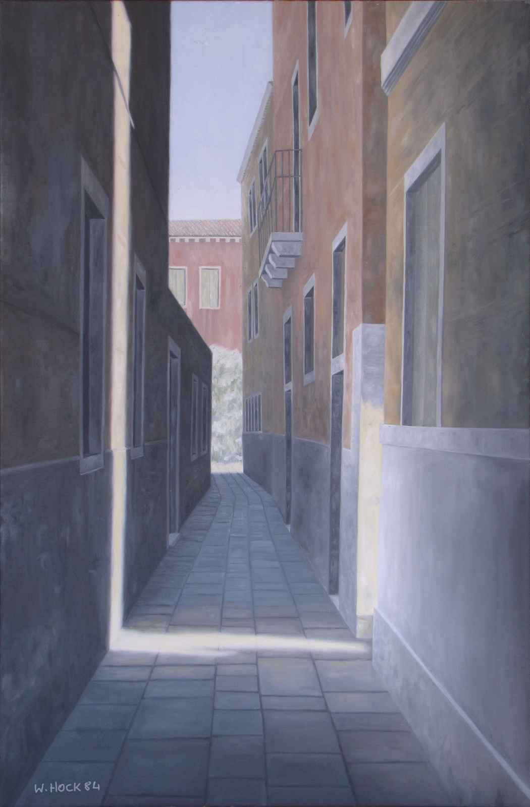 Venedig IV 1984   Oil on canvas 100 x 150 cm