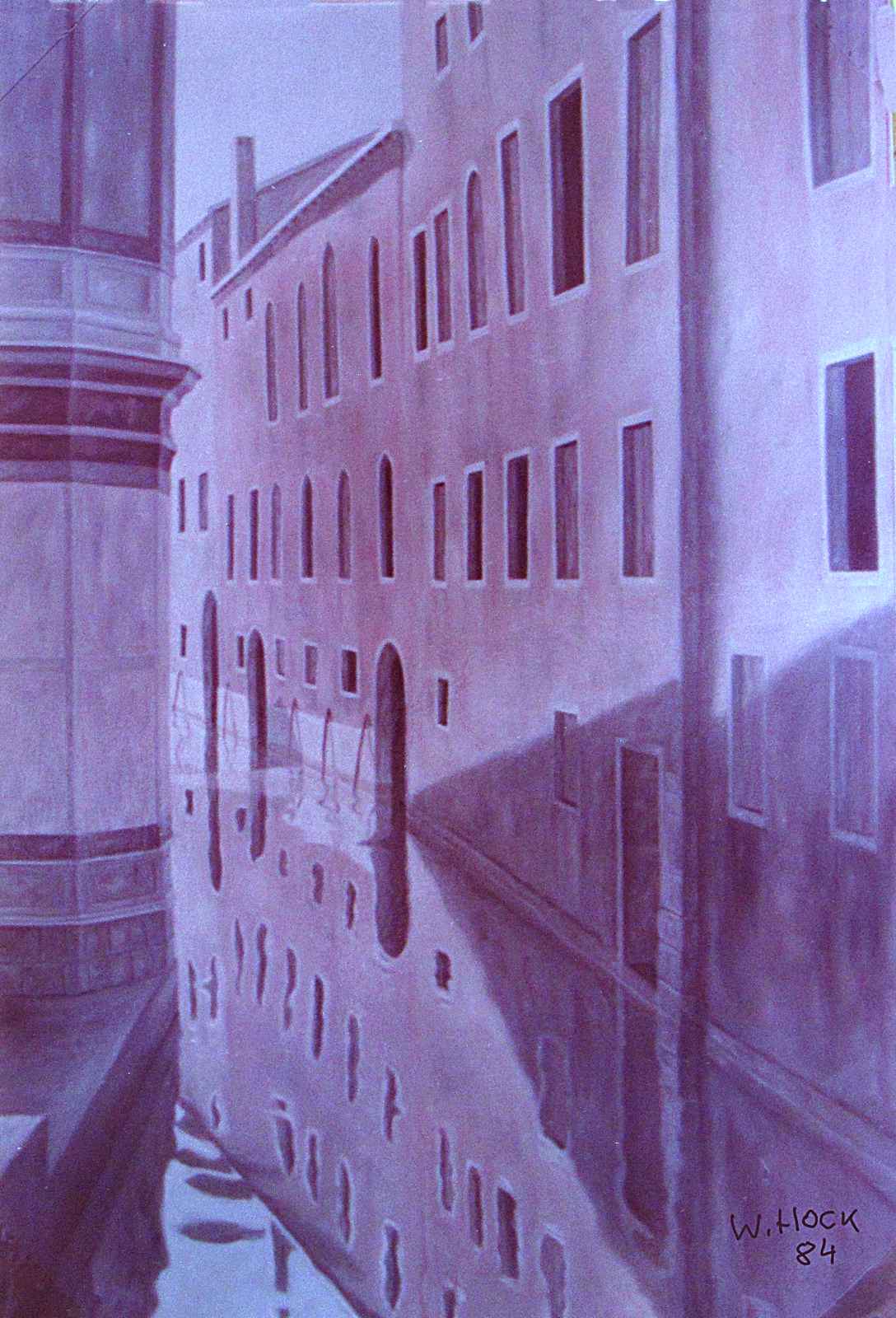 Venedig I  1984   Oil on canvas 100 x 150 cm